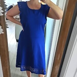 Banana Republic Royal Blue Midi Dress